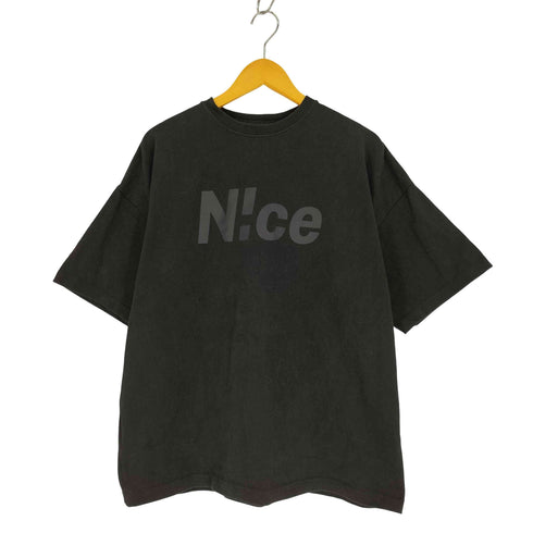 nice ナイス Nice basic tee ロゴプリントTシャツ メンズ L