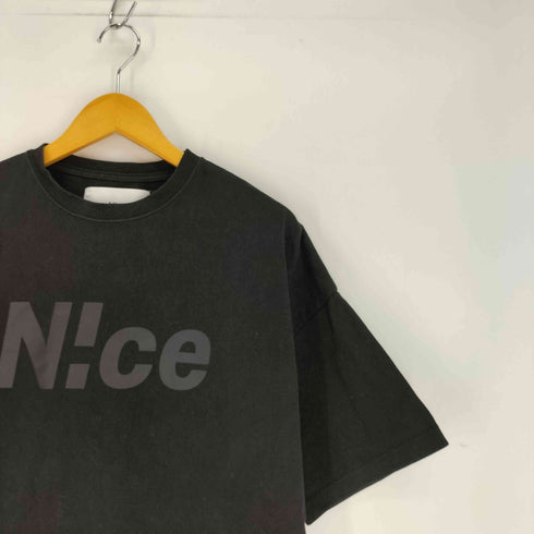 nice ナイス Nice basic tee ロゴプリントTシャツ メンズ L
