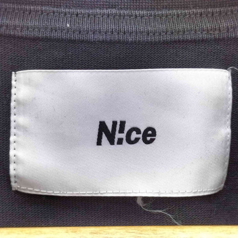 nice ナイス Nice basic tee ロゴプリントTシャツ メンズ L