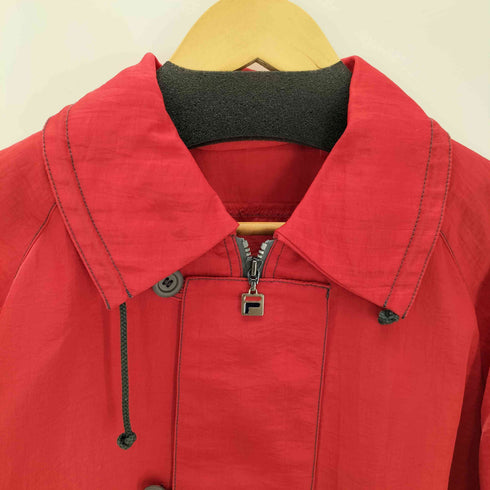 フィラ FILA バック ロゴ 刺繍 ナイロン ロング ウィンドブレーカー ジャケット メンズ import:M