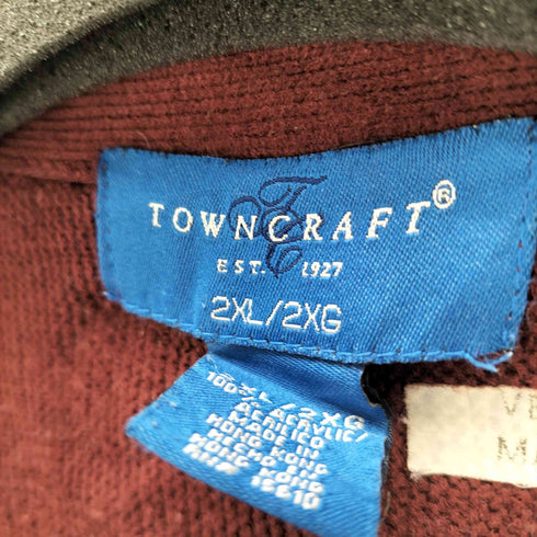 タウンクラフト TOWNCRAFT 00S アクリル ニット カーディガン メンズ 2XL