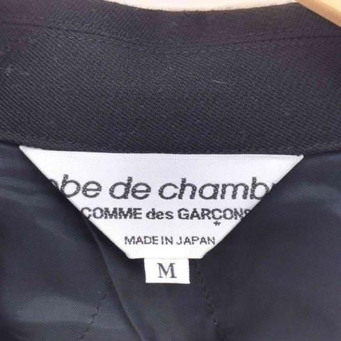 ローブドシャンブルコムデギャルソン robe de chambre COMME des GARCONS AD2003 03AW 星柄 エンボス加工 燕尾 ジャケット レディース JPN:M