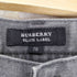 バーバリーブラックレーベル BURBERRY BLACK LABEL ボタンフライブラックデニムパンツ メンズ 70