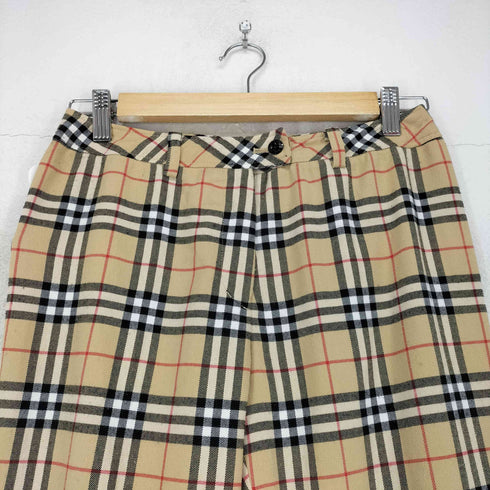 バーバリーズ BURBERRYS BLUE LABEL ノバチェックパンツ レディース 36