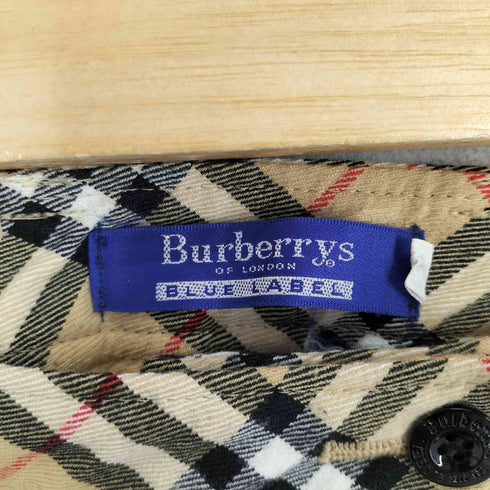 バーバリーズ BURBERRYS BLUE LABEL ノバチェックパンツ レディース 36