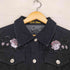 REEDS JEANS スパンコール&ビジュー装飾デニムジャケット Y2K レディース L