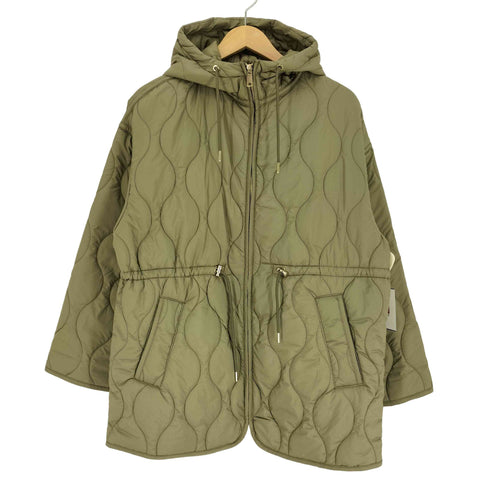 ザラ ZARA 撥水加工入りフード付きパフジャケット レディース import:M