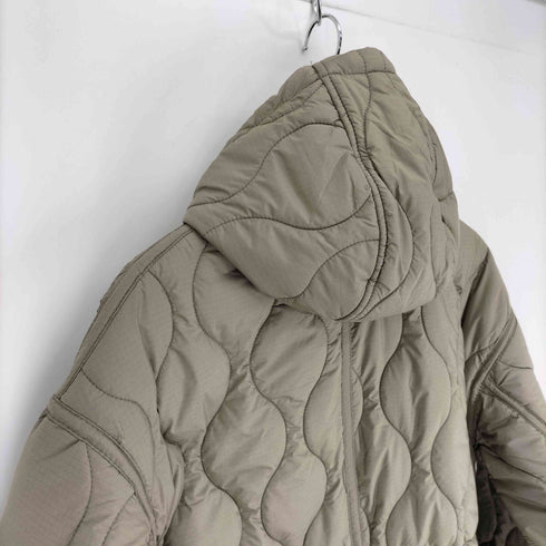 ザラ ZARA 撥水加工入りフード付きパフジャケット レディース import:M