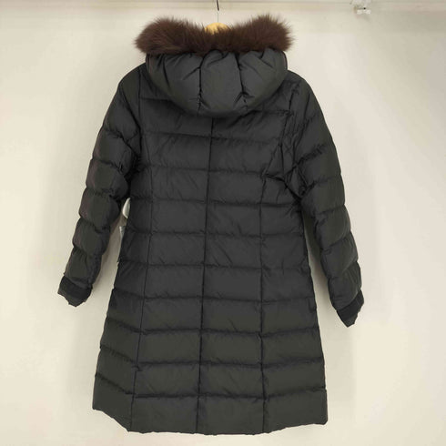 ランバンオンブルー LANVIN en Bleu フォックスファー フーデッドダウンコート レディース EUR:38