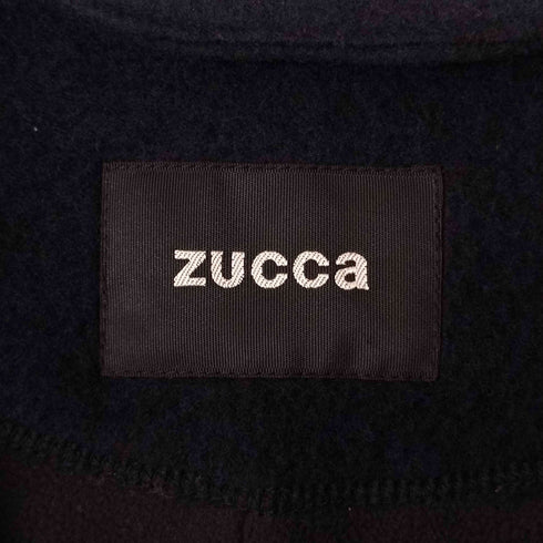 ズッカ ZUCCa 00s フロントジップディティール 裏地フリース ウールコート archive レディース JPN:M