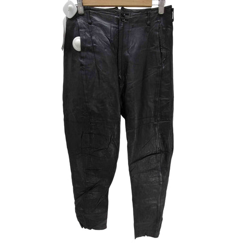 ムッシュ二コル MONSIEUR NICOLE 80-90S 初期タグ シープレザー シンチバック ジョッパーズ パンツ メンズ JPN:M