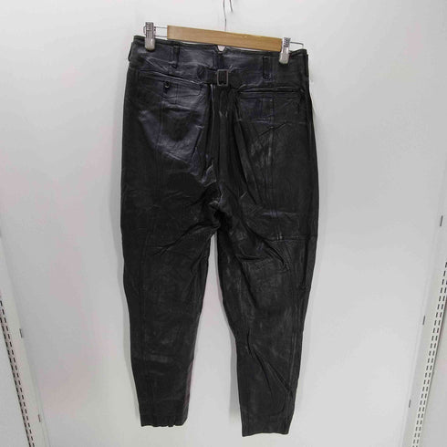 ムッシュ二コル MONSIEUR NICOLE 80-90S 初期タグ シープレザー シンチバック ジョッパーズ パンツ メンズ JPN:M