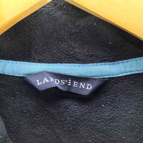 ランズエンド LANDS END 00S ボア フリース フルジップ ブルゾン ジャケット メンズ