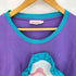 チャールズジェフリーラバーボーイ CHARLES JEFFREY LOVERBOY フリルプリント パッチ クルーネック半袖Tシャツ メンズ L