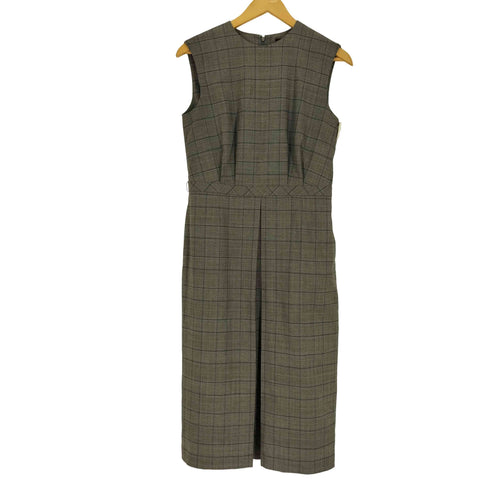 トゥモローランドコレクション TOMORROWLAND collection グレンシャーク ウエストタックワンピース レディース JPN:36