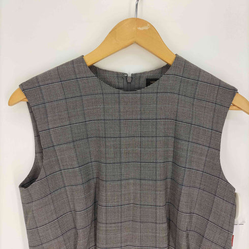 トゥモローランドコレクション TOMORROWLAND collection グレンシャーク ウエストタックワンピース レディース JPN:36