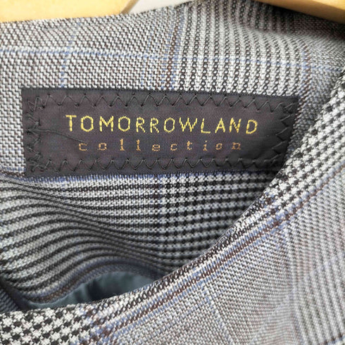 トゥモローランドコレクション TOMORROWLAND collection グレンシャーク ウエストタックワンピース レディース JPN:36