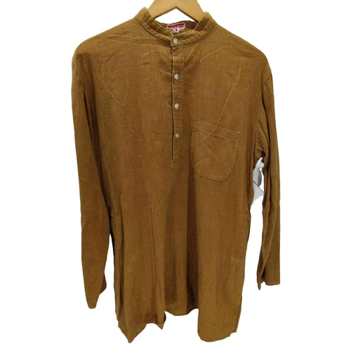 Indian Vintage Khadi Bhavan インディアン カスリ プルオーバー グランパ シャツ メンズ