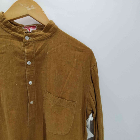 Indian Vintage Khadi Bhavan インディアン カスリ プルオーバー グランパ シャツ メンズ
