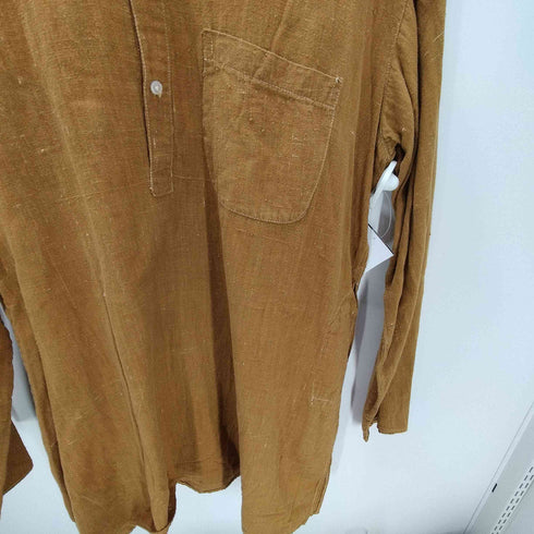 Indian Vintage Khadi Bhavan インディアン カスリ プルオーバー グランパ シャツ メンズ