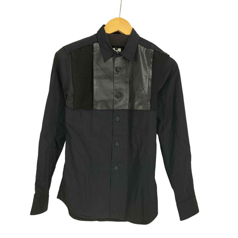 コムデギャルソンオムプリュス COMME des GARCONS HOMME PLUS AD2012 クロコ 異素材切替 L/S シャツ メンズ JPN:XS