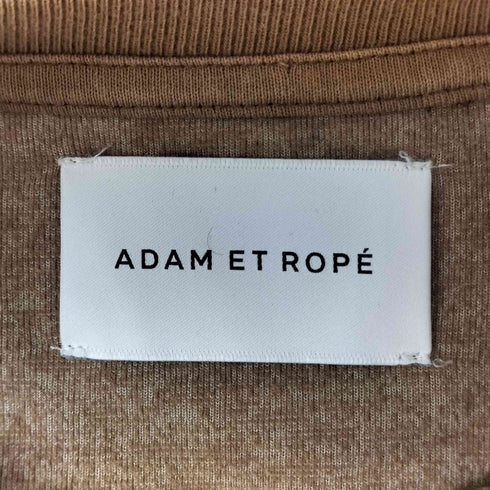 アダムエロペ Adam et Rope ベロア 切り替え クルーネックスウェット レディース JPN:M