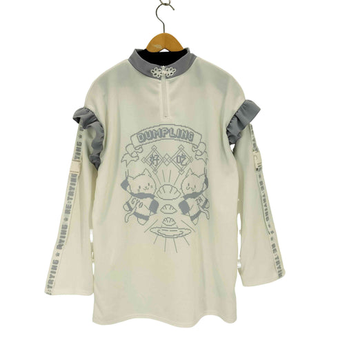 NUAGE フリルハーフジッププルオーバー レディース JPN:M