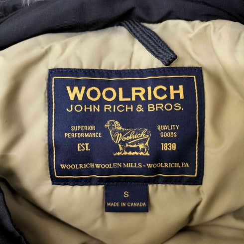 ウールリッチ WOOLRICH ファー付き ダウンジャケット レディース JPN:S