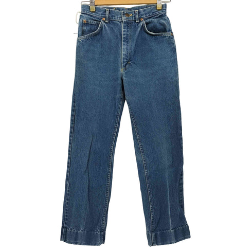 リー Lee 70-80S 42 TALON ZIP ジップフライ デニム パンツ 裾 リメイク加工 レディース