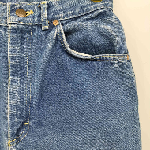 リー Lee 70-80S 42 TALON ZIP ジップフライ デニム パンツ 裾 リメイク加工 レディース