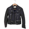 アクネストゥディオズ ACNE STUDIOS MOCK ラムレザー ダブルライダースジャケット レディース 34