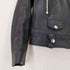 アクネストゥディオズ ACNE STUDIOS MOCK ラムレザー ダブルライダースジャケット レディース 34
