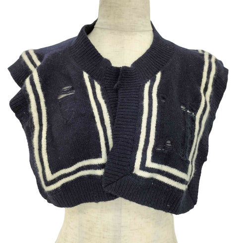 チャールズジェフリーラバーボーイ CHARLES JEFFREY LOVERBOY ニット付け襟 セーラーニット メンズ