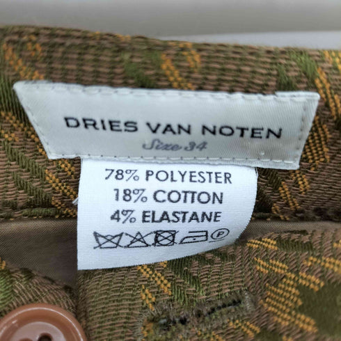 ドリスヴァンノッテン DRIES VAN NOTEN 総柄 スラックスパンツ レディース 34