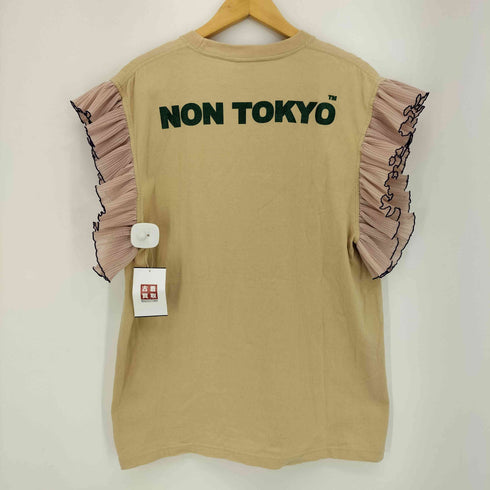 ノントーキョー NON TOKYO 24ss フリルスリーブTシャツ レディース FREE