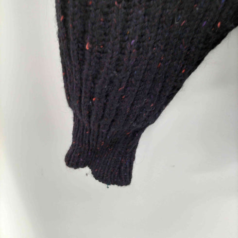 THE BRITISH WOOL COLLECTION UK製 ネップ ウール100% ニット メンズ UK 36/38