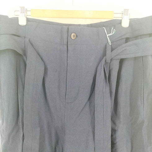 フランクリーダー FRANK LEDER ドイツ製 ベルト付き ワイドパンツ メンズ XS