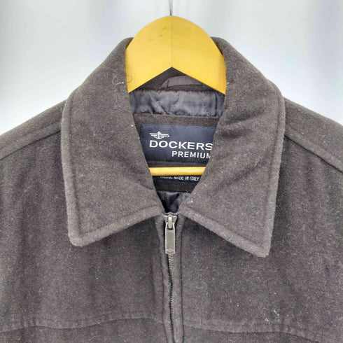 ドッカーズ DOCKERS イタリア製 裏地キルティング ウール レイヤードジャケット メンズ