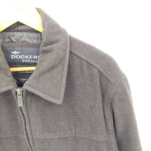 ドッカーズ DOCKERS イタリア製 裏地キルティング ウール レイヤードジャケット メンズ