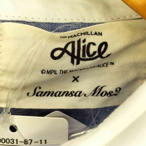 サマンサモスモス samansa Mos2 Alice 綿麻クレリックワンピース レディース FREE