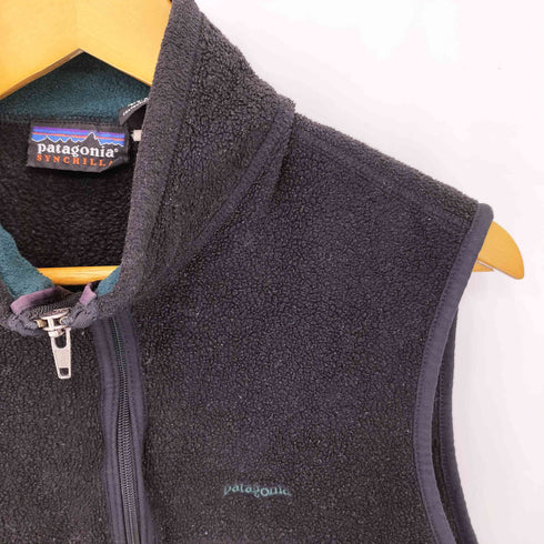 パタゴニア patagonia 90s USA製 SYNCHILLA シンチラ ノースリーブ フリースジャケット ベスト メンズ M