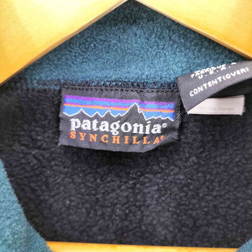 パタゴニア patagonia 90s USA製 SYNCHILLA シンチラ ノースリーブ フリースジャケット ベスト メンズ M