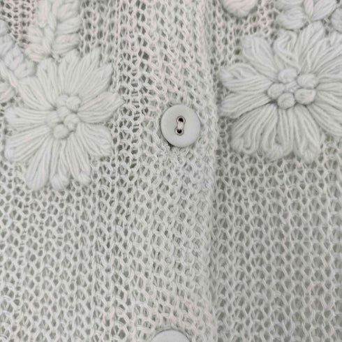サマンサモスモス samansa Mos2 kazumi リネン花刺繍2WAYニット レディース FREE