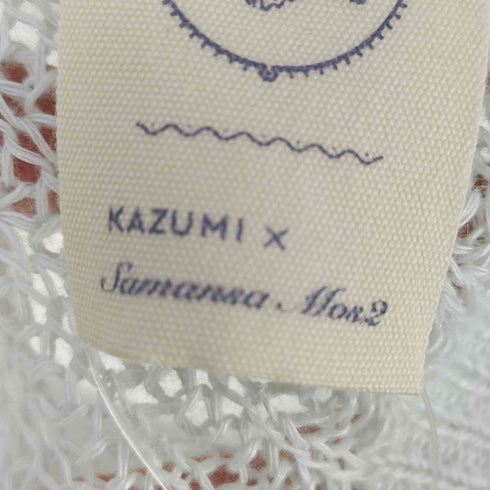サマンサモスモス samansa Mos2 kazumi リネン花刺繍2WAYニット レディース FREE