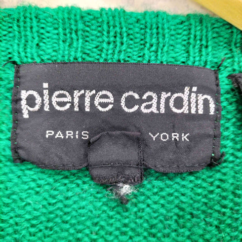 ピエールカルダン pierre cardin ラメデザインマルチカラークルーネックニット メンズ M