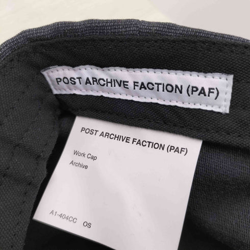 ポストアーカイブファクション POST ARCHIVE FACTION Work Cap メンズ os