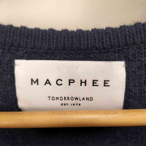 マカフィー MACPHEE ムートン Vネックカーディガン レディース JPN:S