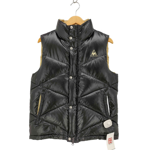 ルコック スポルティフ le coq sportif ロゴ刺繍 スナップボタン ジップアップ ダウン ベスト メンズ import:L