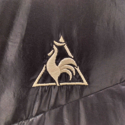 ルコック スポルティフ le coq sportif ロゴ刺繍 スナップボタン ジップアップ ダウン ベスト メンズ import:L