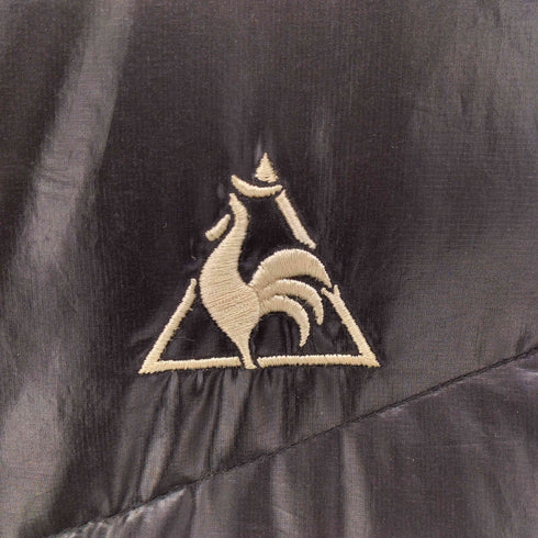 ルコック スポルティフ le coq sportif ロゴ刺繍 スナップボタン ジップアップ ダウン ベスト メンズ import:L